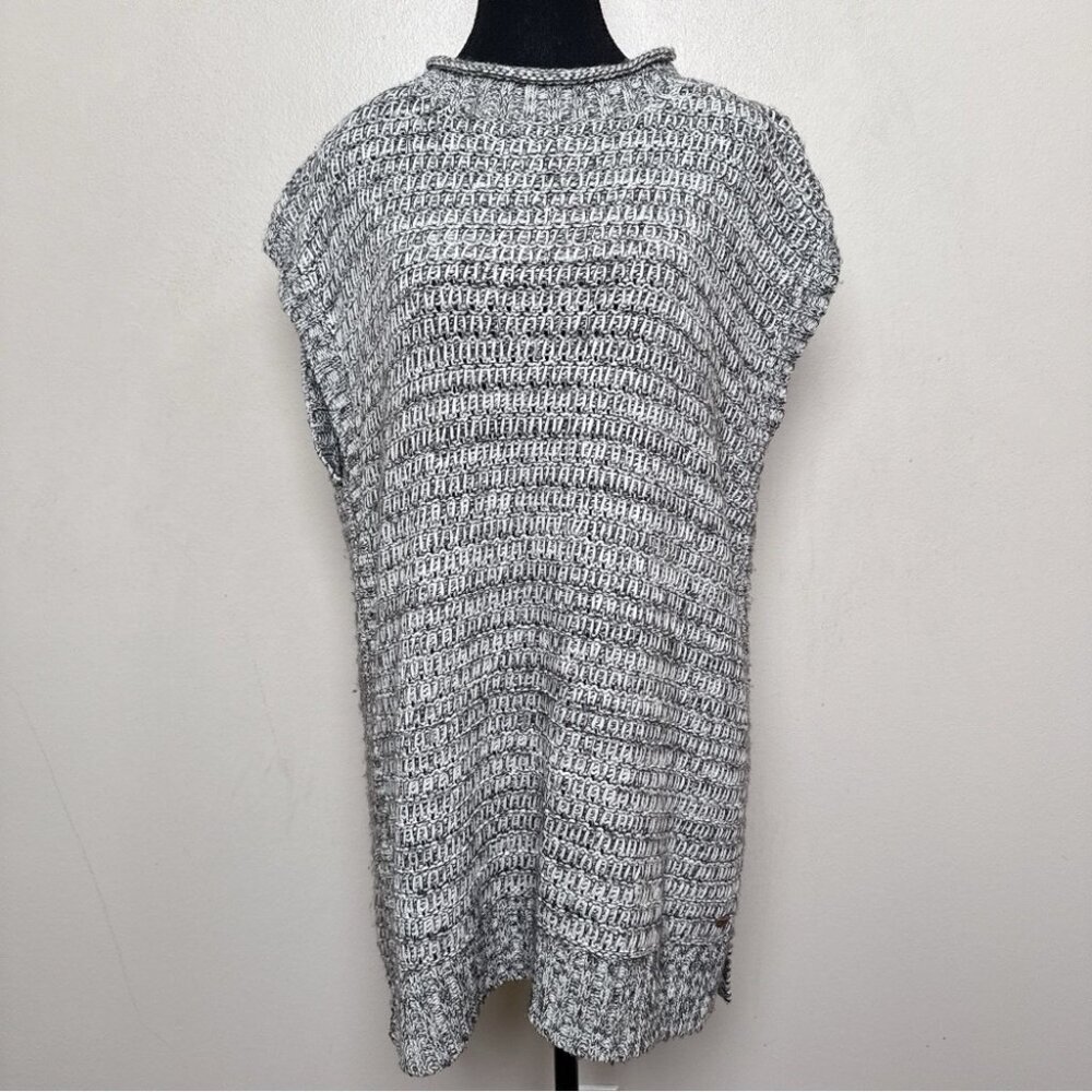 Roots Womens Medium Marble Sleeveless Knitted Tunic Sweater